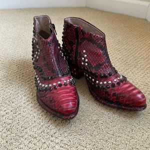 Free people ankle boots.